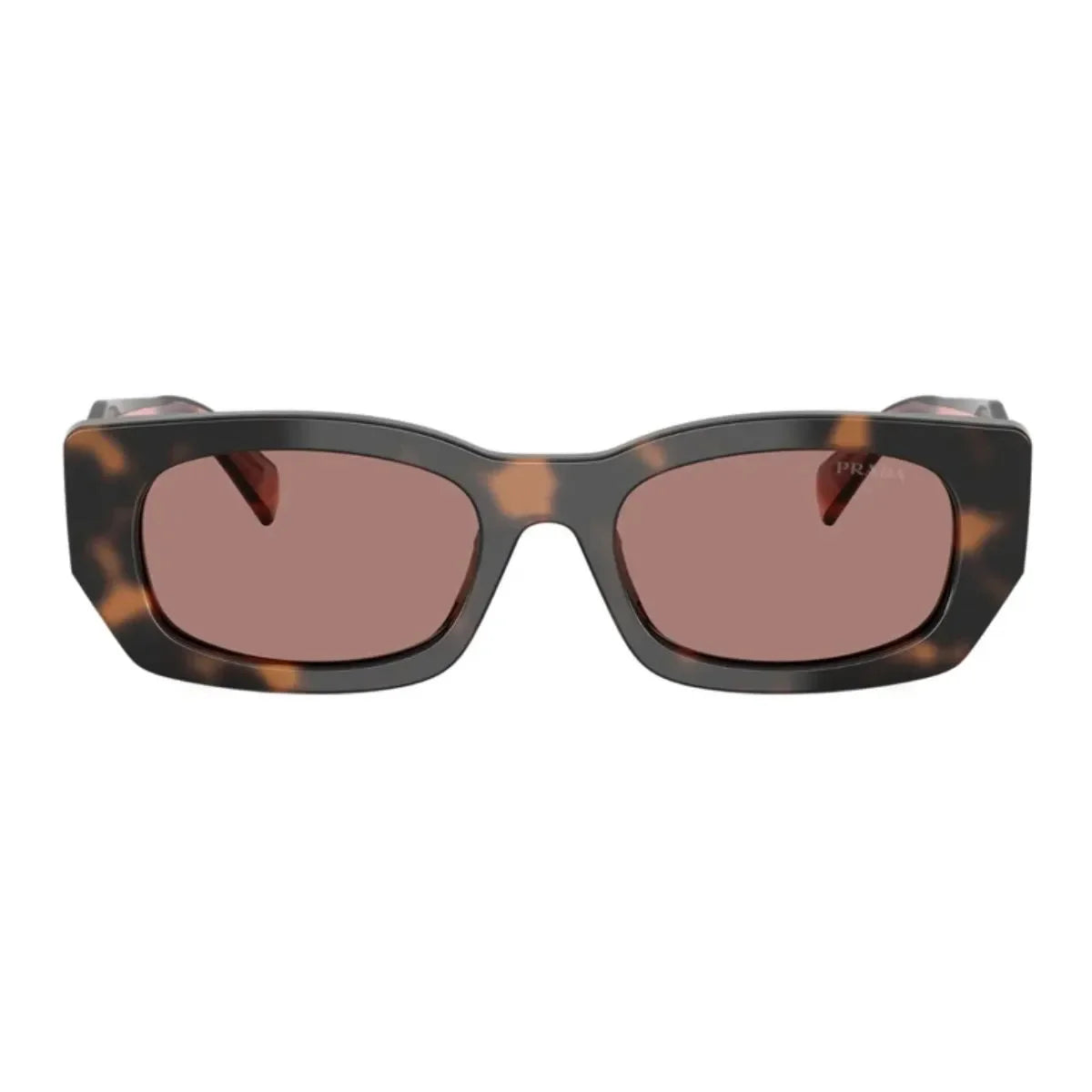 Prada Sunglass SPR B05 23A-60B women havana brown rectangle sunglasses, premium prada shades womens, stylish sunglasses prada for women optorium online