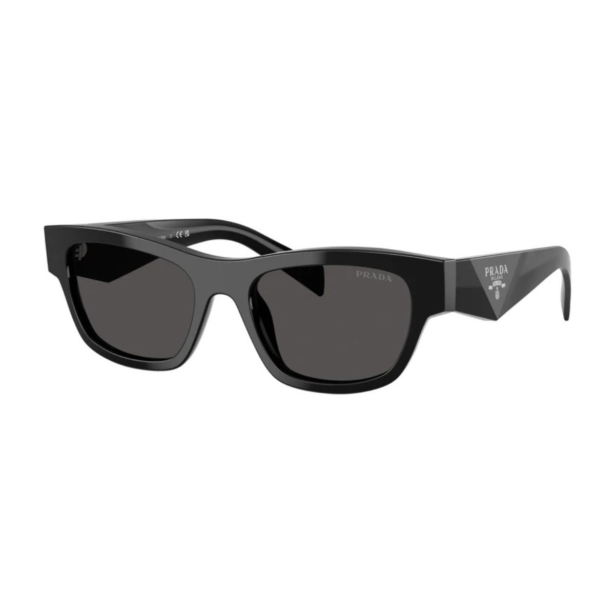 Looking for Prada Eyewear? Try SPR B09 16K-08Z Cat Eye Sunglass with black finish—perfect stylish sunglasses for women with UV protection at Optorium.