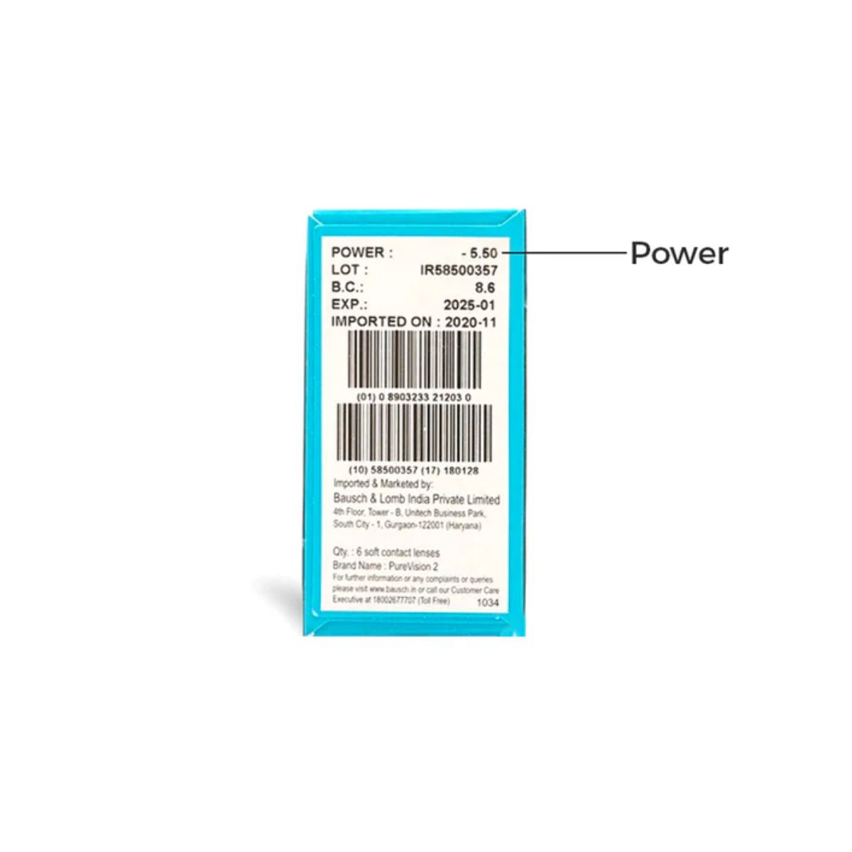 "Bausch & Lomb PureVision 2 monthly HD Contact Lenses - 6 Lens Pack' optorium'
