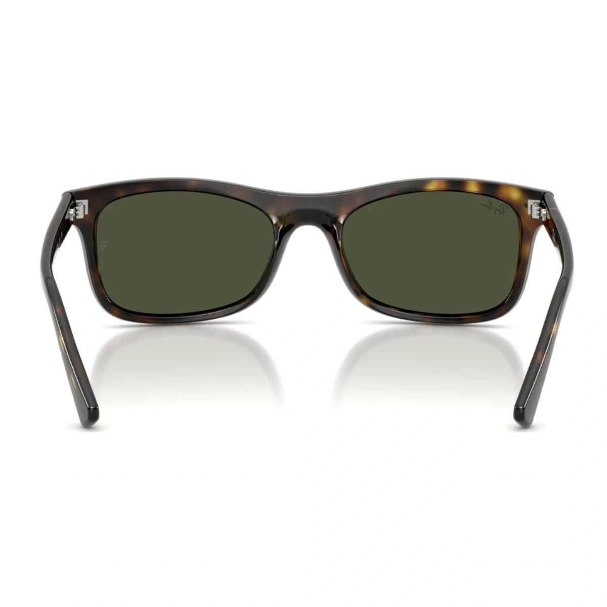 Havana frame eyewear with light green lens modern design