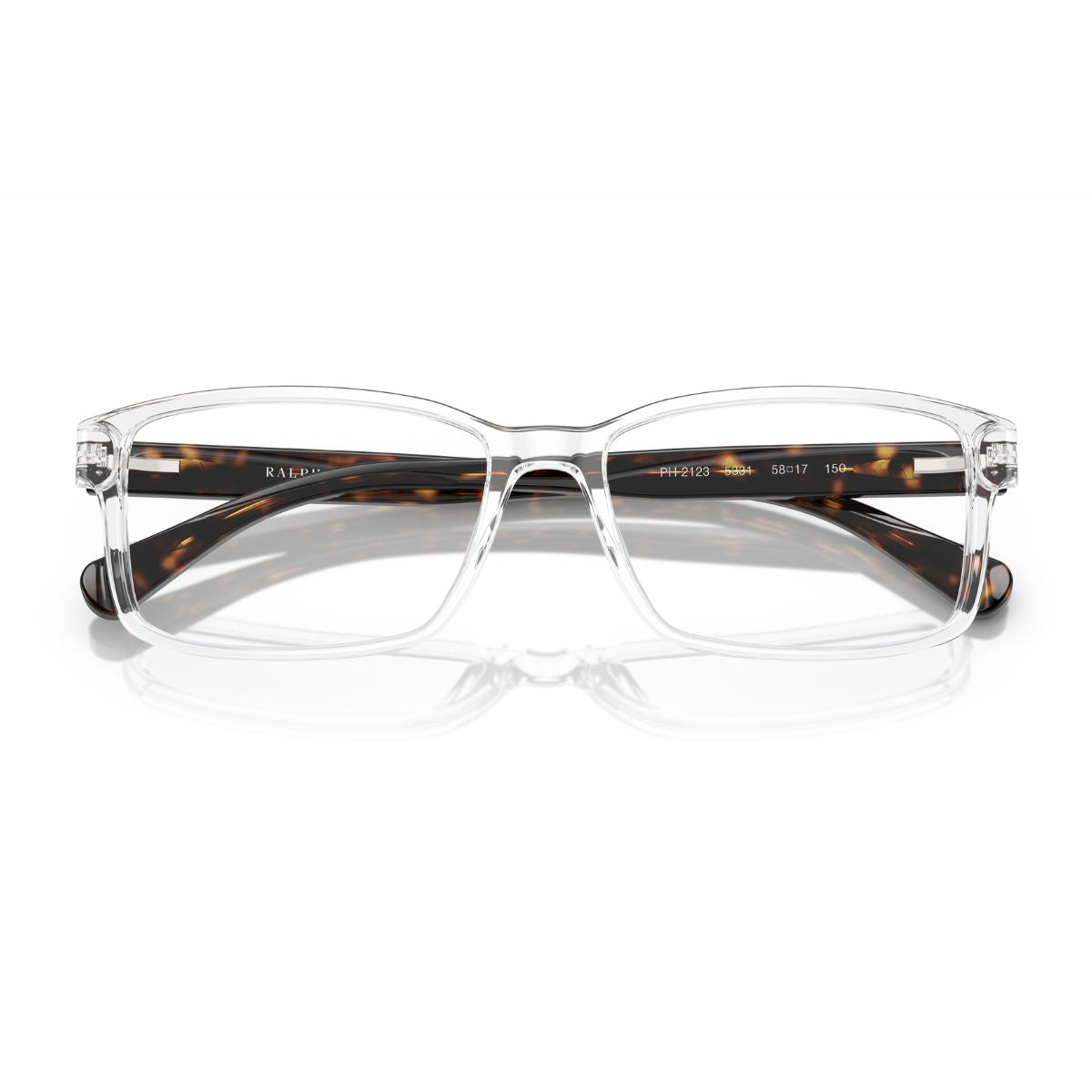 Shop Ralph Lauren Polo Optical Frame PH2123 5331 for men, featuring a sleek transparent design with premium durability. Get your perfect optical frames online at Optorium.
