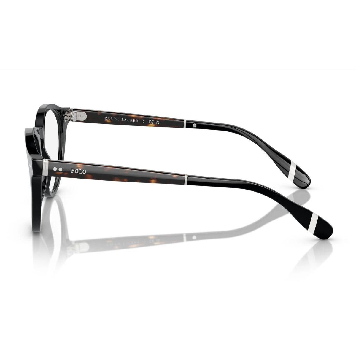 Discover Ralph Lauren Polo black round optical frames PH2268 5001 – a timeless, full-rim design for men. Durable & stylish. Available now online at Optorium.