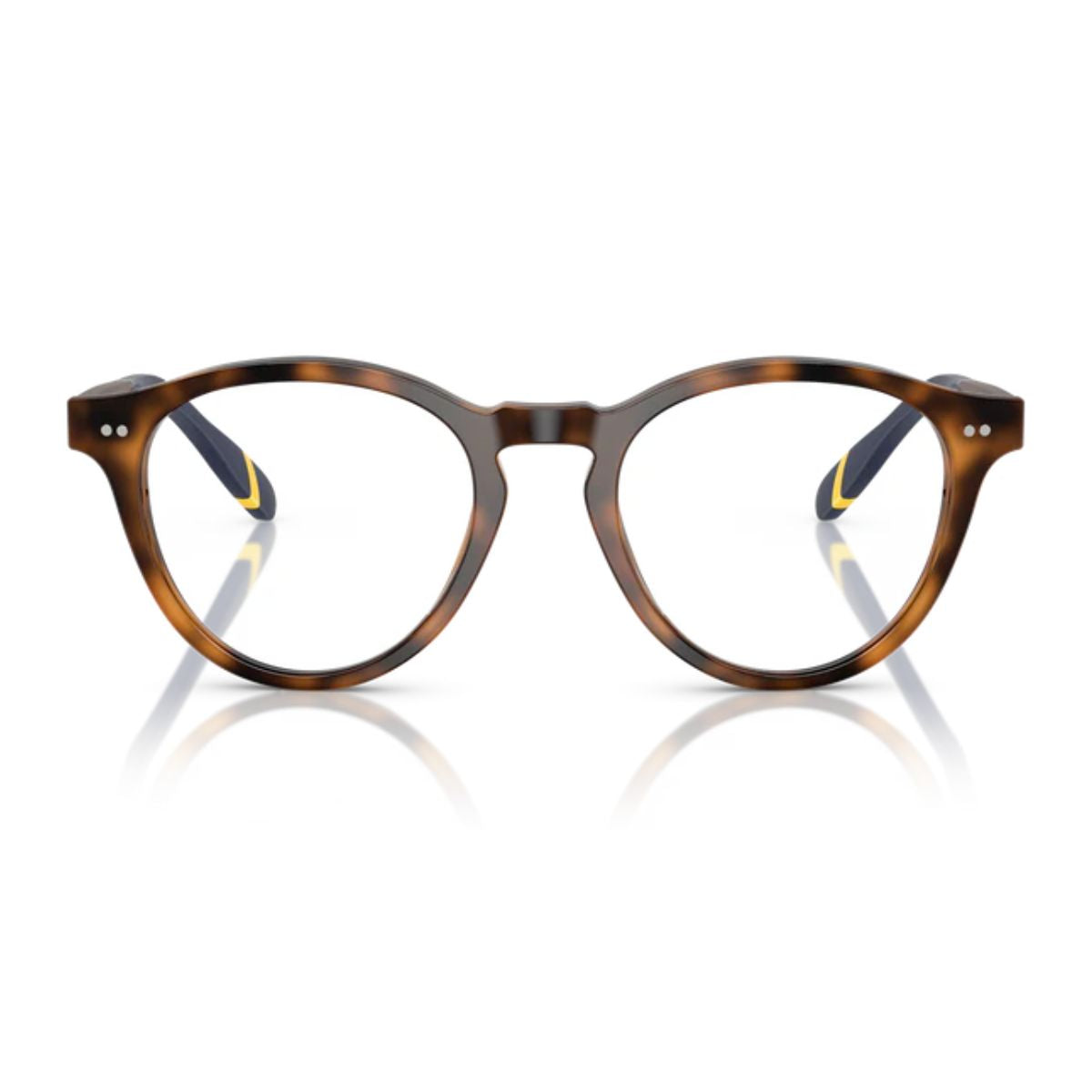 Discover Ralph Lauren Polo Frame PH2268 5303, featuring a stylish Havana oval design for men. Made with premium materials for durability and comfort. Elevate your eyewear collection with these luxury optical frames. Shop online at Optorium.