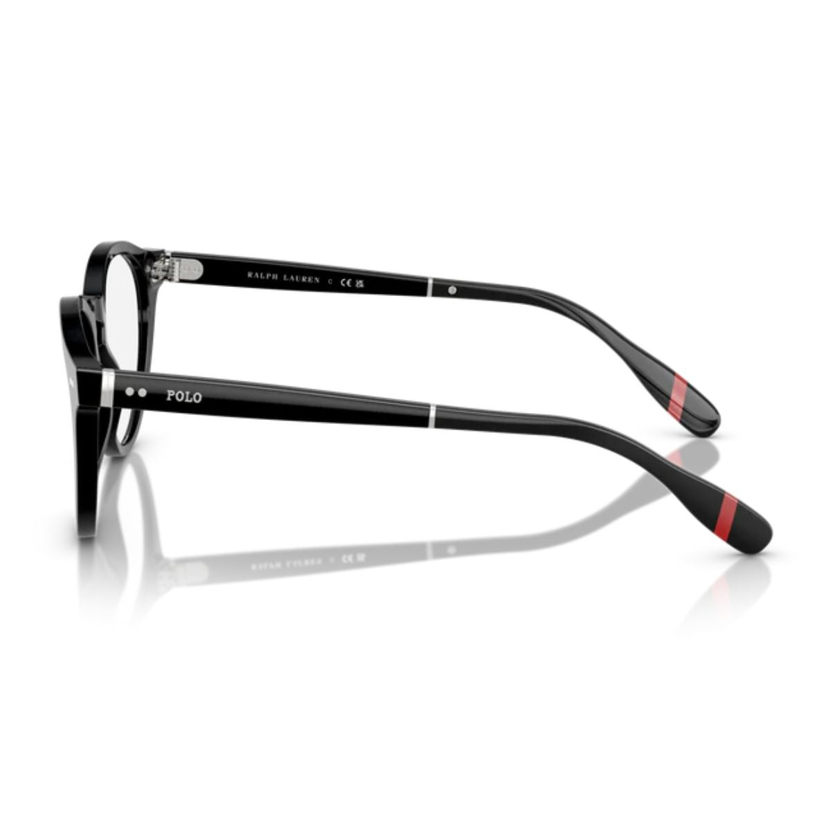 Ralph Lauren Polo Black Optical Frames PH2268 5523, an oval-shaped full-rim frame designed for men. Made with high-quality acetate, ensuring durability and comfort for all-day wear. Shop now online at Optorium.