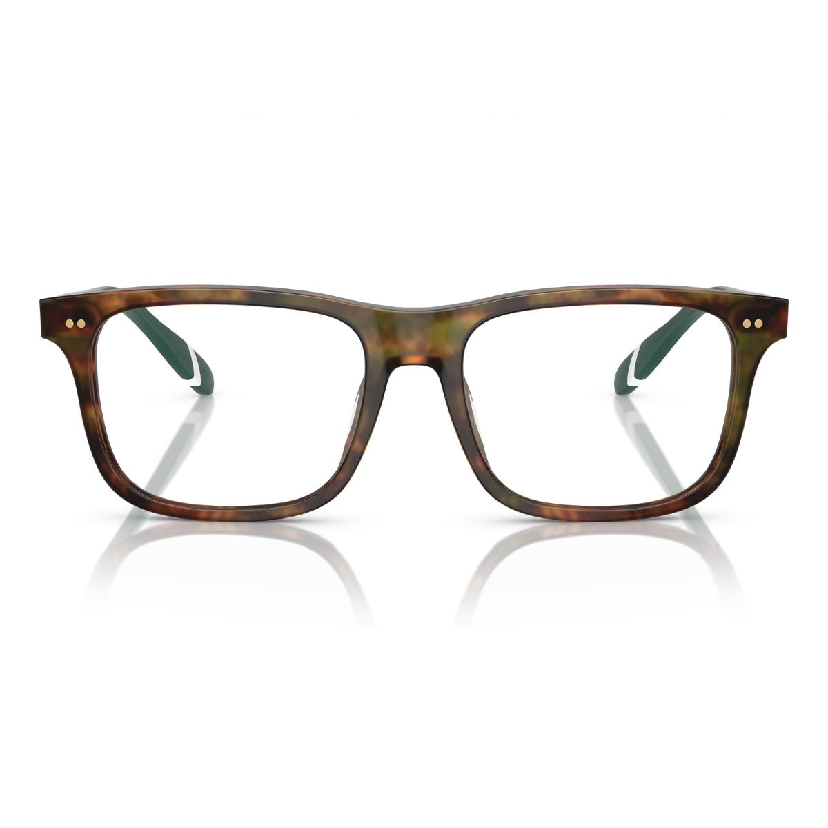 A pair of Ralph Lauren PH2270U 5017 glasses with a chic tortoise shell frame, perfect for stylish men. Shop online at Optorium.