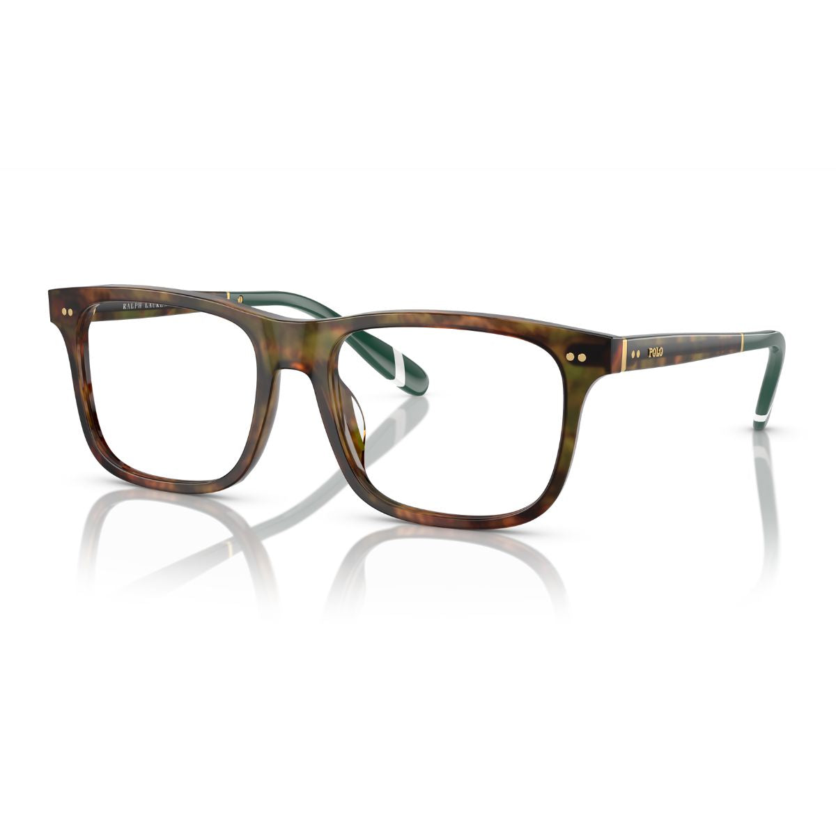 Ralph Lauren's PH2270U 5017 optical frames showcase a classic tortoise shell design, ideal for men's eyewear. Shop online at Optorium.