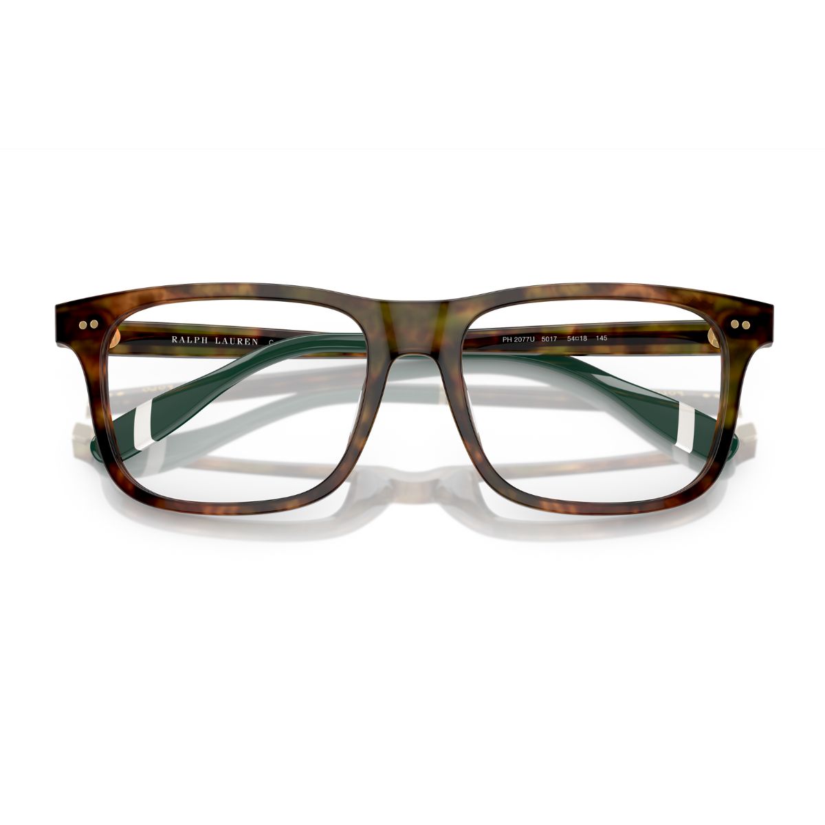 Elegant Ralph Lauren Polo PH2270U 5017 glasses in a tortoise shell frame, tailored for men's fashion. Shop online at Optorium.