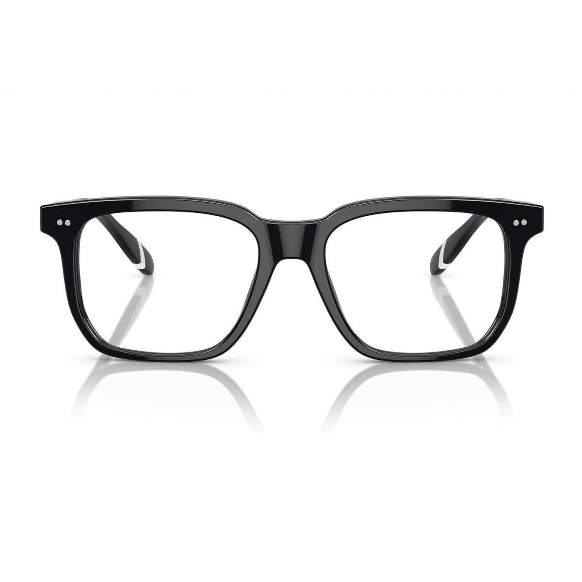 Ralph Lauren Polo PH2269 5001 black square optical frames for men, premium acetate full-rim prescription glasses. Available online at Optorium.