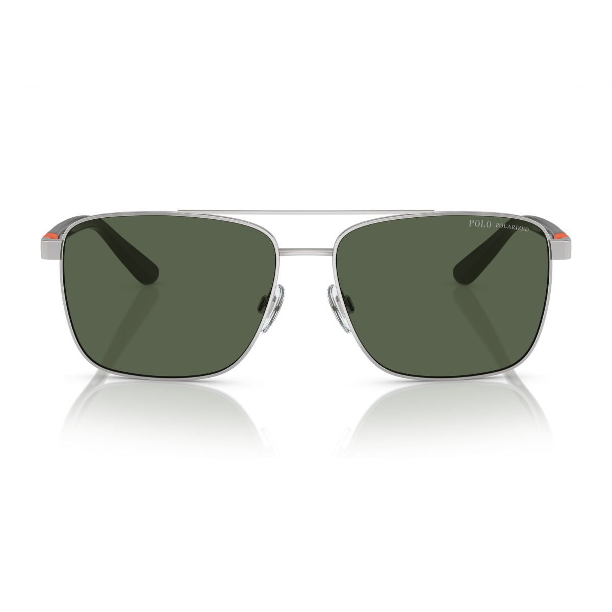 Ralph Lauren Polo Sunglass PH3137 9001/9A features a sleek silver square frame with polarized lenses for superior vision and UV protection, perfect for men’s eyewear. Shop online at Optorium.