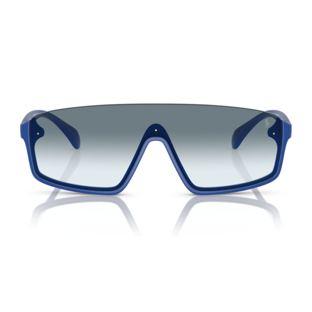 Ralph Lauren Polo Sunglass PH4211U 5962/19 in blue rectangle shape for men & women. A unisex luxury eyewear with premium UV protection. Stylish & durable acetate frame for a modern look. Available now online at Optorium.