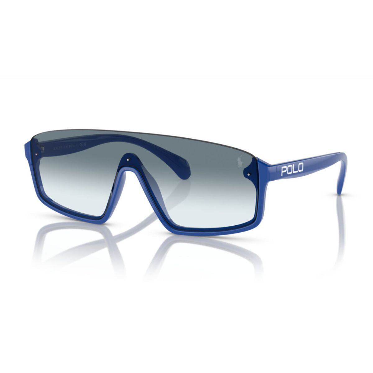Trendy Ralph Lauren Polo Sunglass PH4211U 5962/19 in a blue rectangle frame. Designed for men & women, offering superior style & UV protection. A must-have for fashion-forward individuals. Buy online at Optorium.