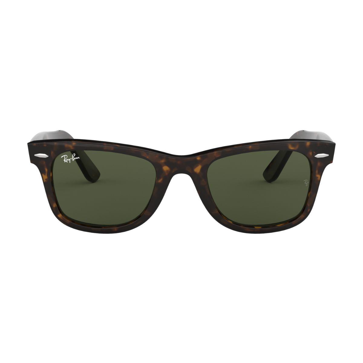 wayfarer goggles Ray-Ban Original Wayfarer Classic Sunglasses RB2140 902 - Polished Tortoise Frame - Green Classic G-15 Lenses
