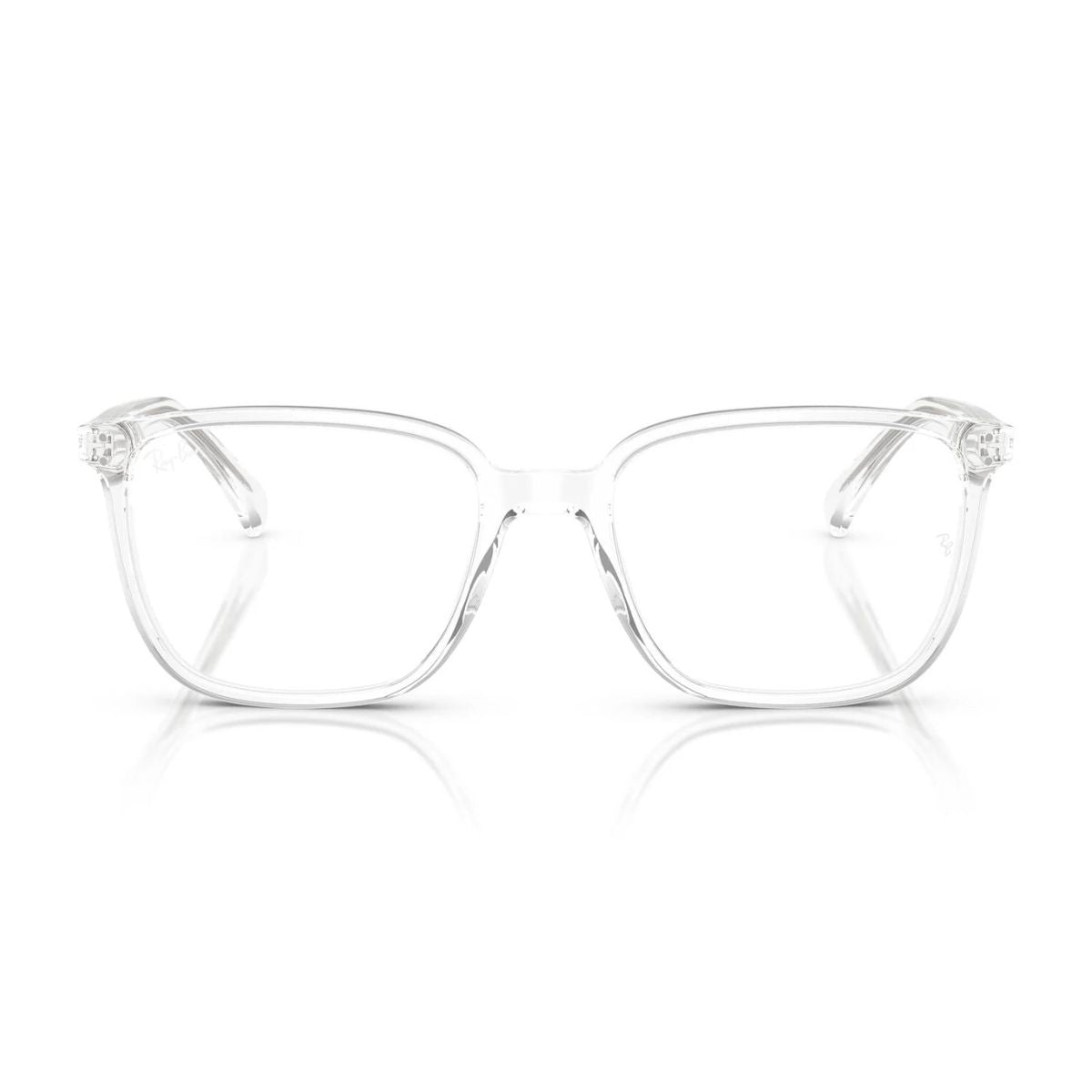 "Ray-Ban RB 5438I 2001 square frame with a transparent design online at Optorium."