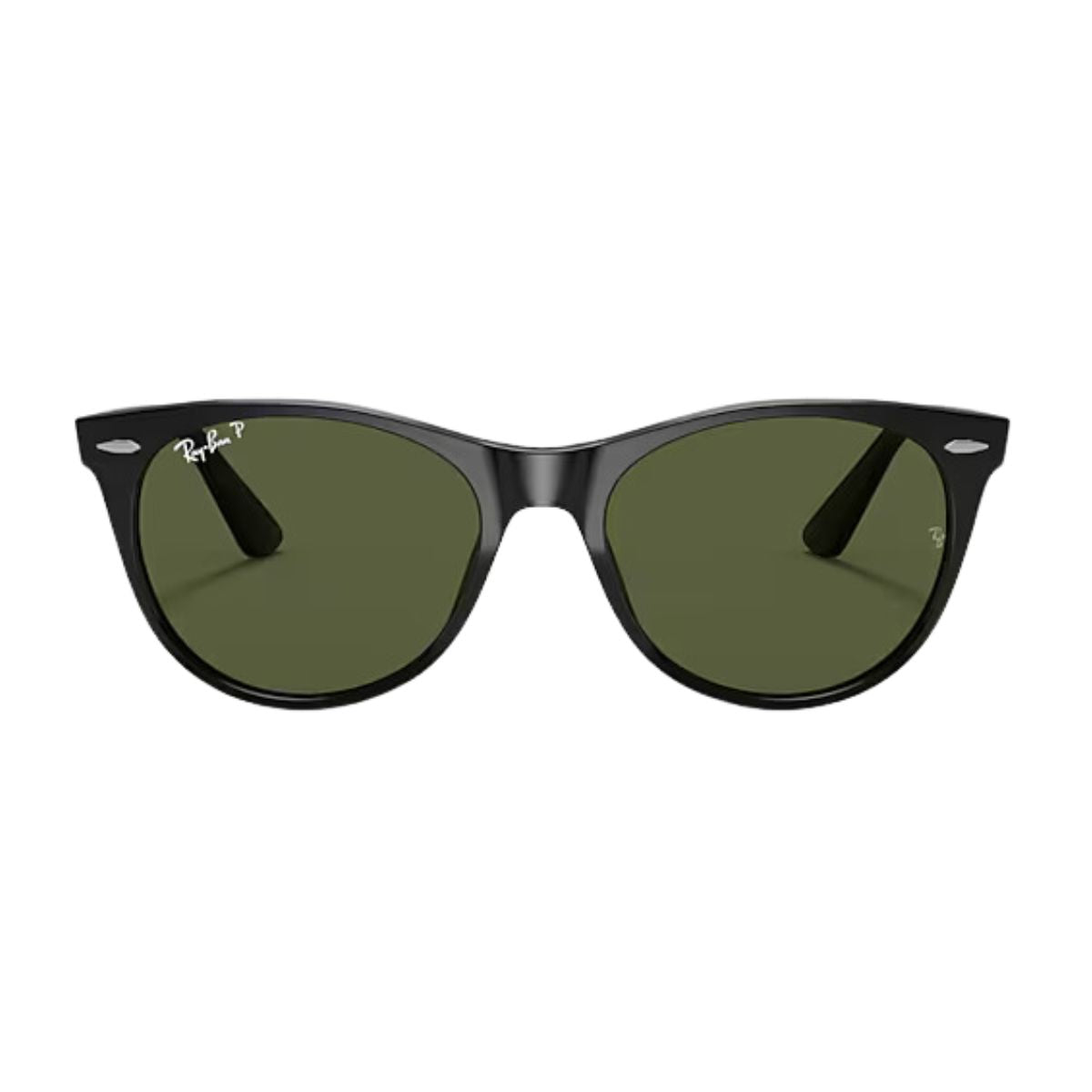"Ray-Ban RB 2185 901/58 wayfarer green polarized sunglasses online at optorium."