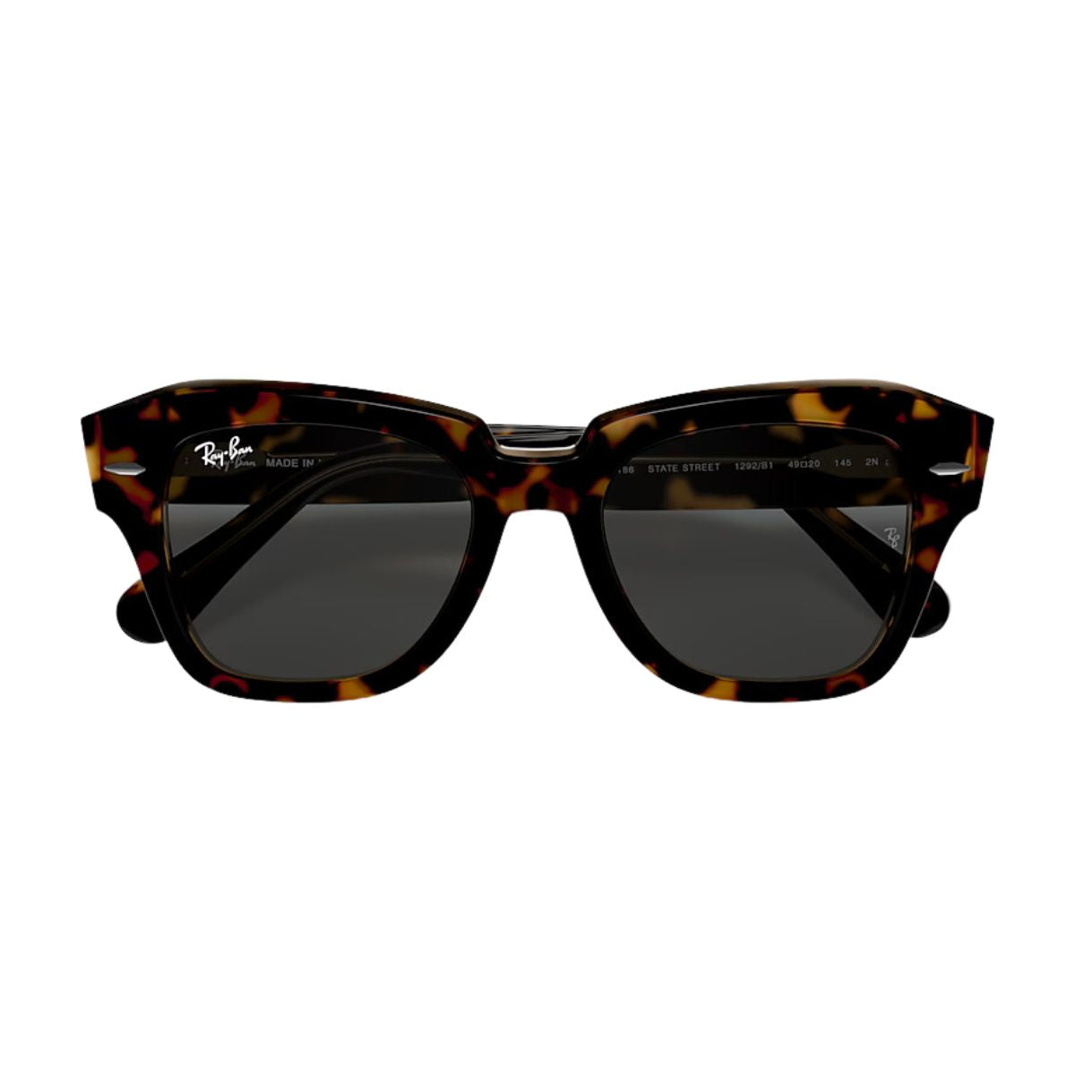 "Chic Ray-Ban RB2186 State Street sunglasses made from acetate, online at Optorium."