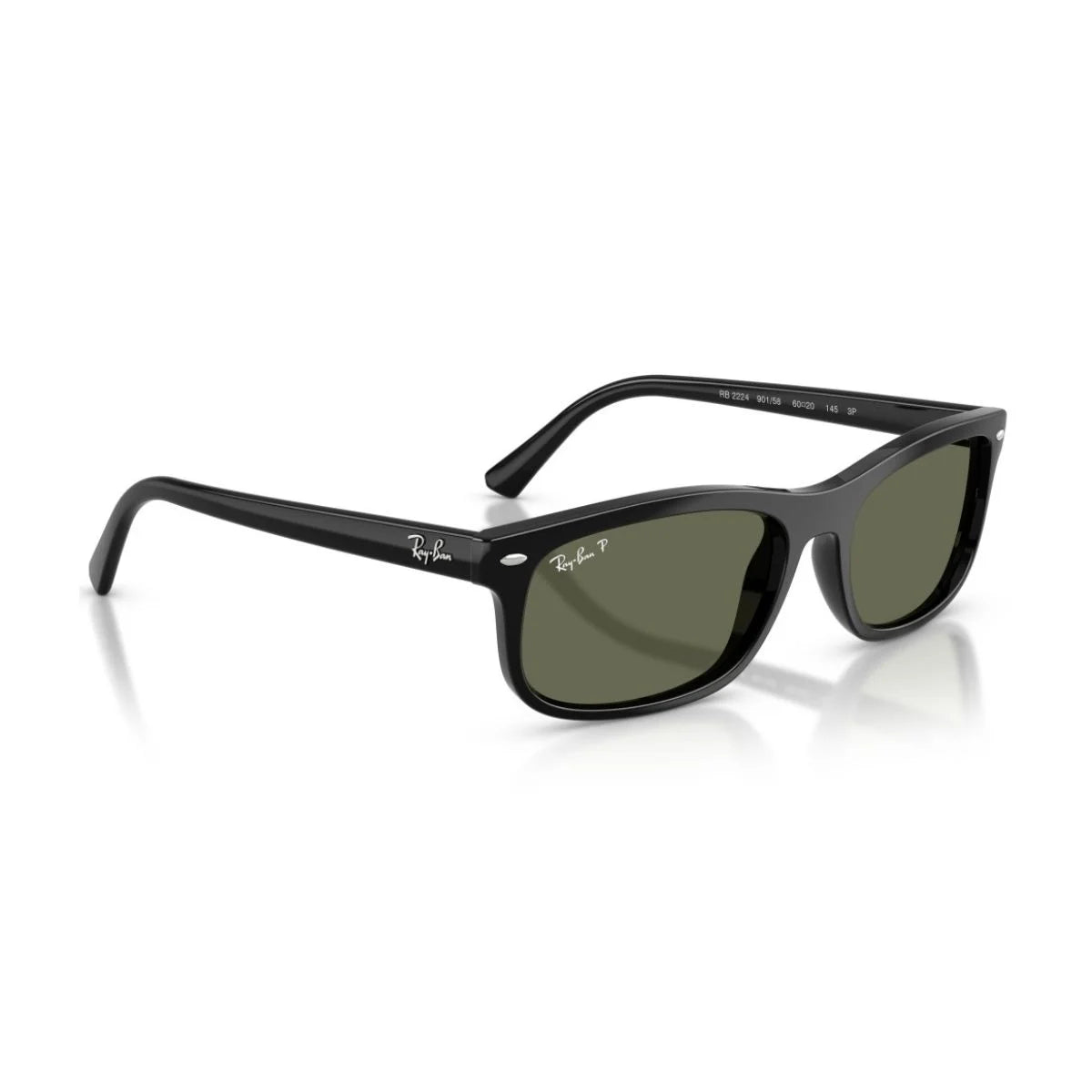 raybans sunglasses mens RB2224 polarized black frame
