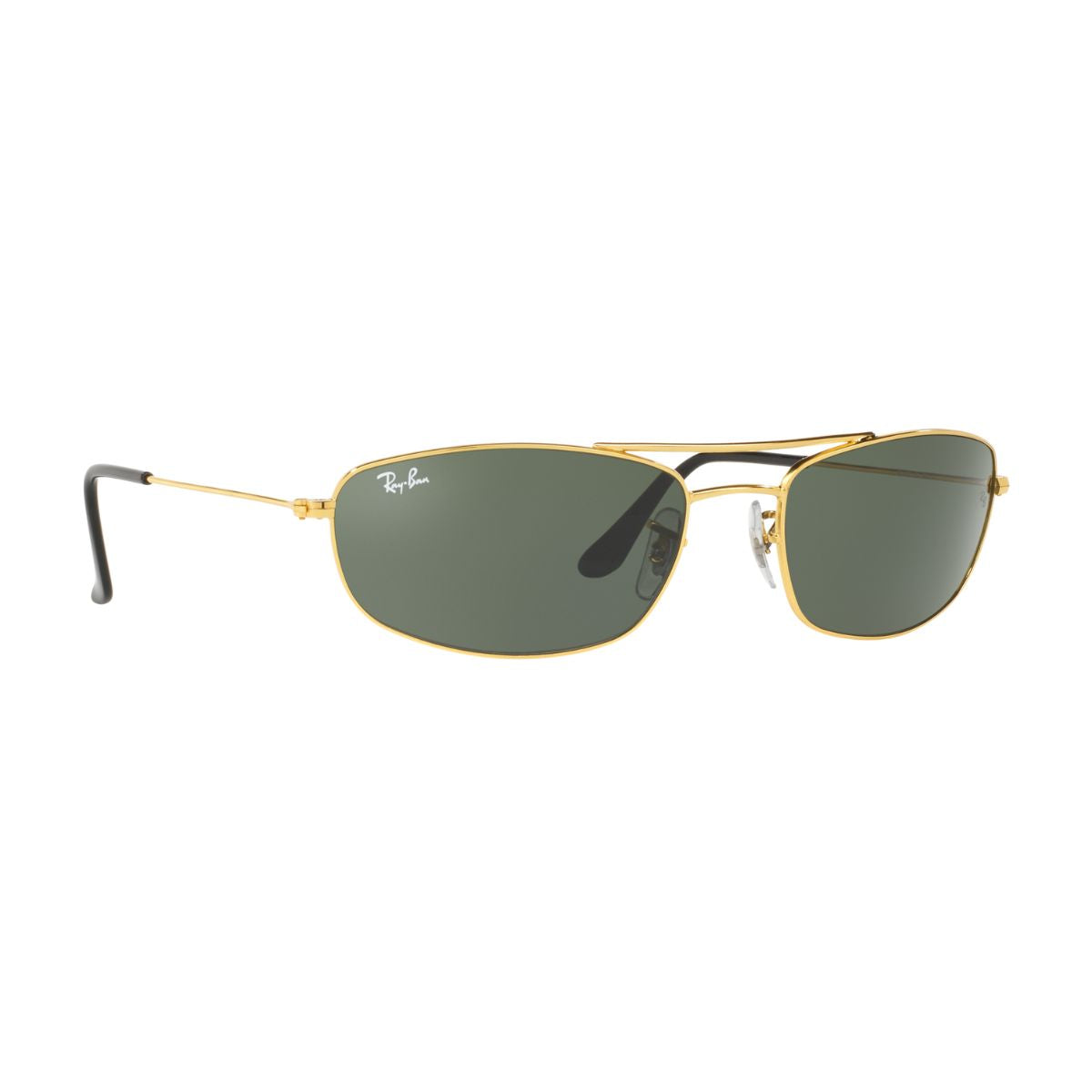 "Rayban 3383 001 UV Protection Rectangle Sunglasses For Men's At Optorium"