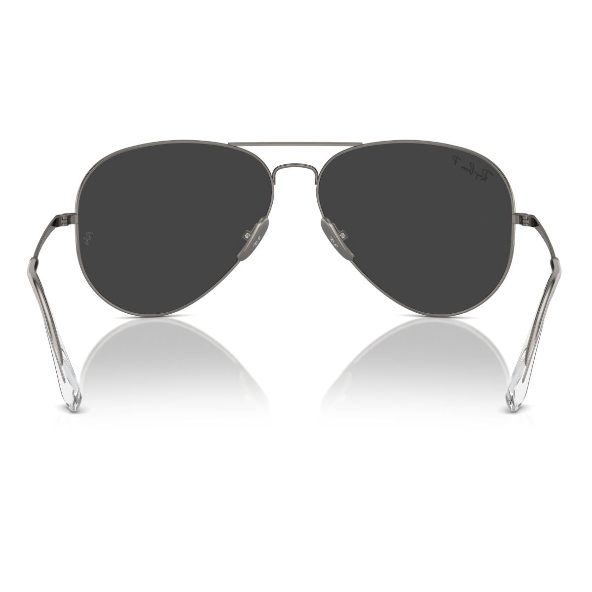 "Ray-Ban RB 8089 165/48 aviator sunglasses for men and women, polarized black lenses | Available At Optorium'