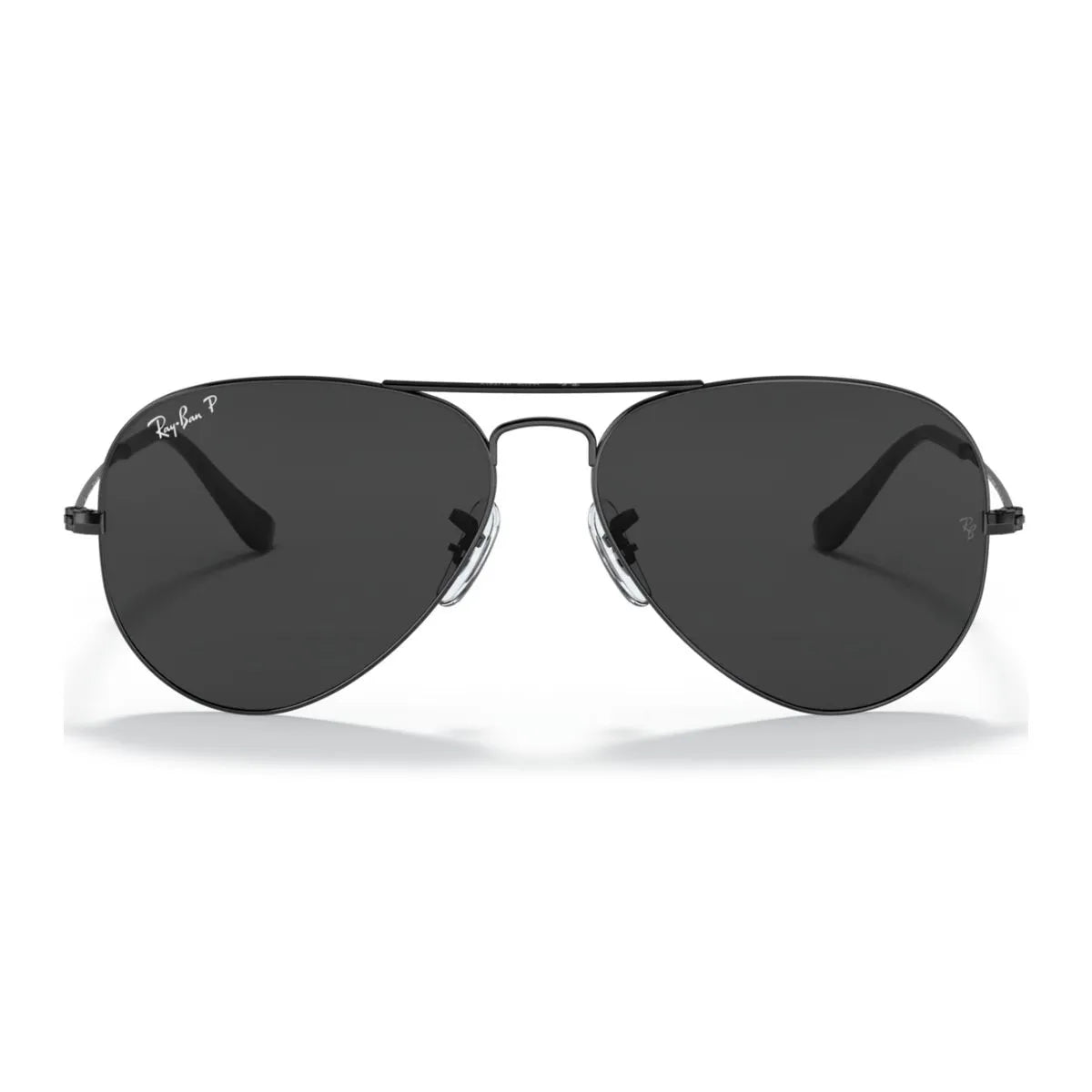 Rayban Aviator RB 3025 002/48 black metal sunglasses at Optorium India