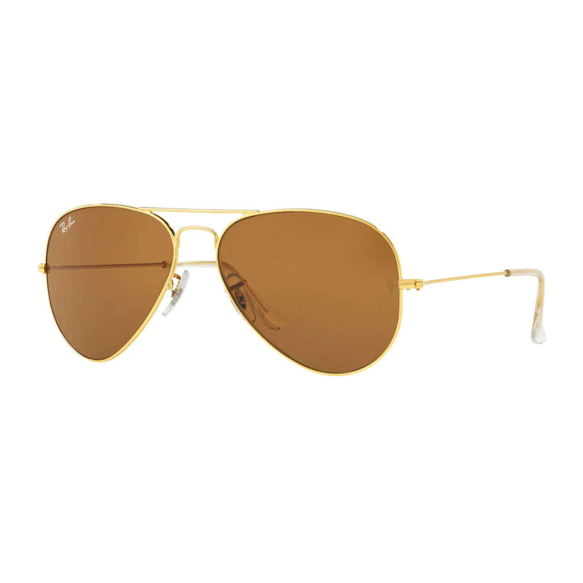 Stylish Ray-Ban Aviator Gold Brown RB 3025 L9797 sunglasses offering superior UV protection for men and women, genuine Ray-Ban eyewear trusted worldwide, shop with confidence at optorium.