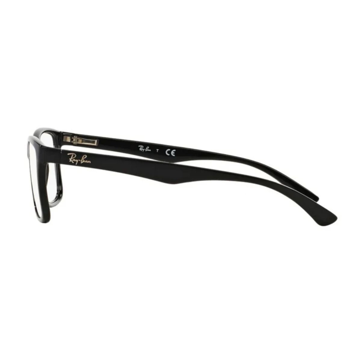 Ray-Ban eyeglasses RB7027I 2000 combine timeless black acetate frames with a sleek, durable finish for men and women. Order Ray-Ban prescription eyewear in India at Optorium.