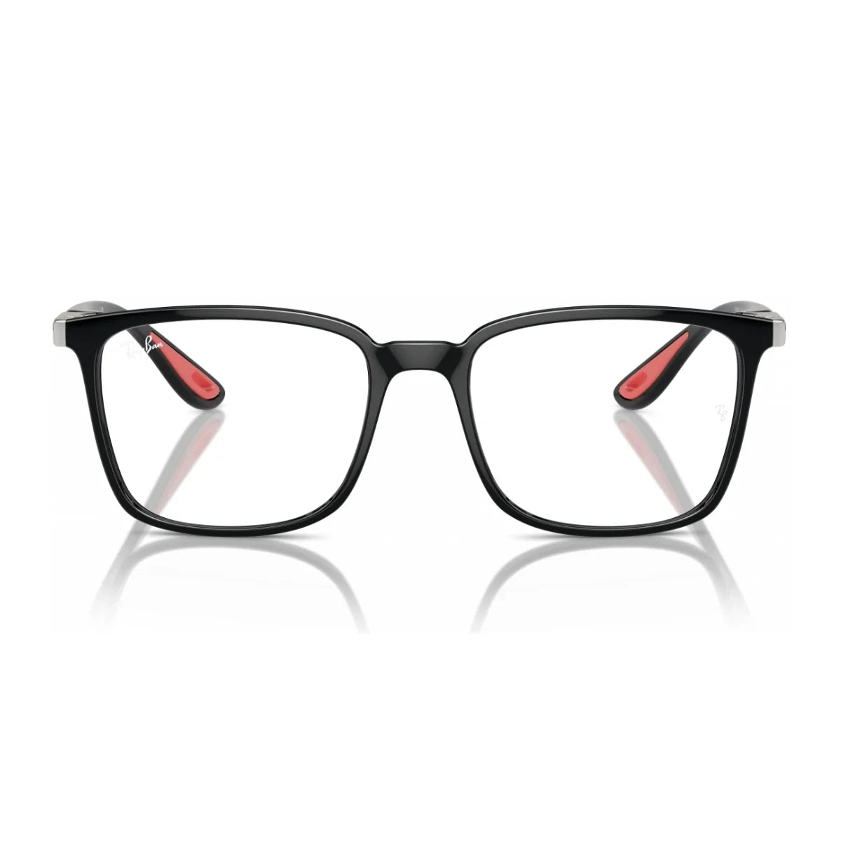 Buy Ray-Ban glasses RB 7240M F601 black square eyeglass frame for men and women – designer glasses at Optorium