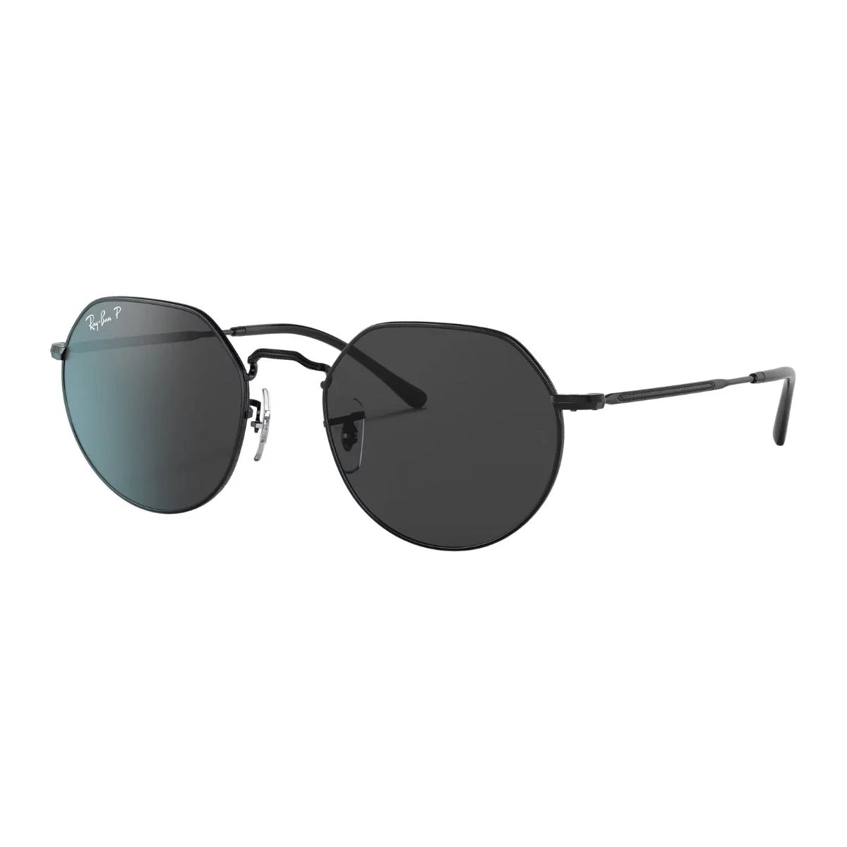 Stylish Rayban Jack Sunglass RB 3565 002/48 in black with UV protection. Premium polarized eyewear crafted for men & women with modern Rayban appeal optorium.
