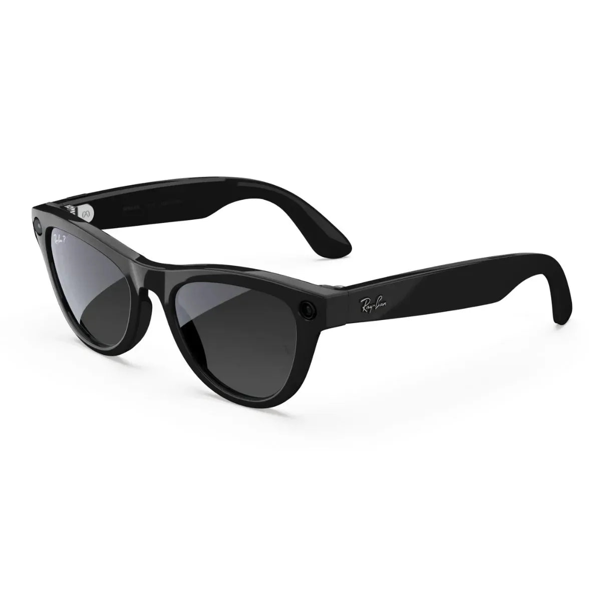 Latest Ray-Ban Meta Skyler Sunglass Gen 2, polarized graphite smart AI glasses, Meta Ray-Ban Smart Glasses stylish design at Optorium.