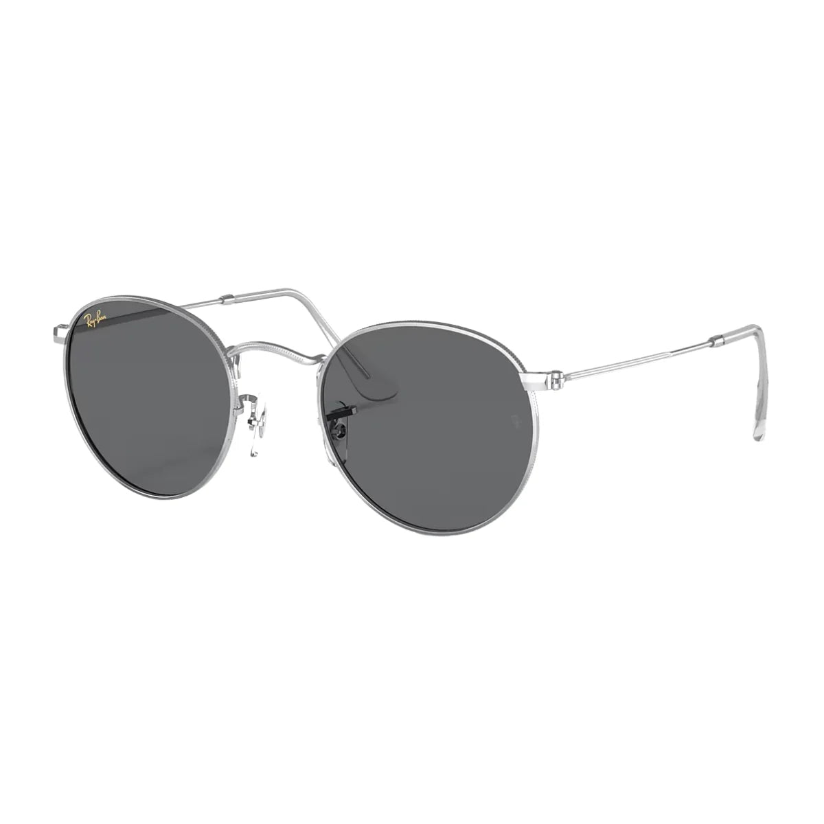 Ray-Ban RB 3447 9198/B1 round shape shades with dark grey lenses and UV protection