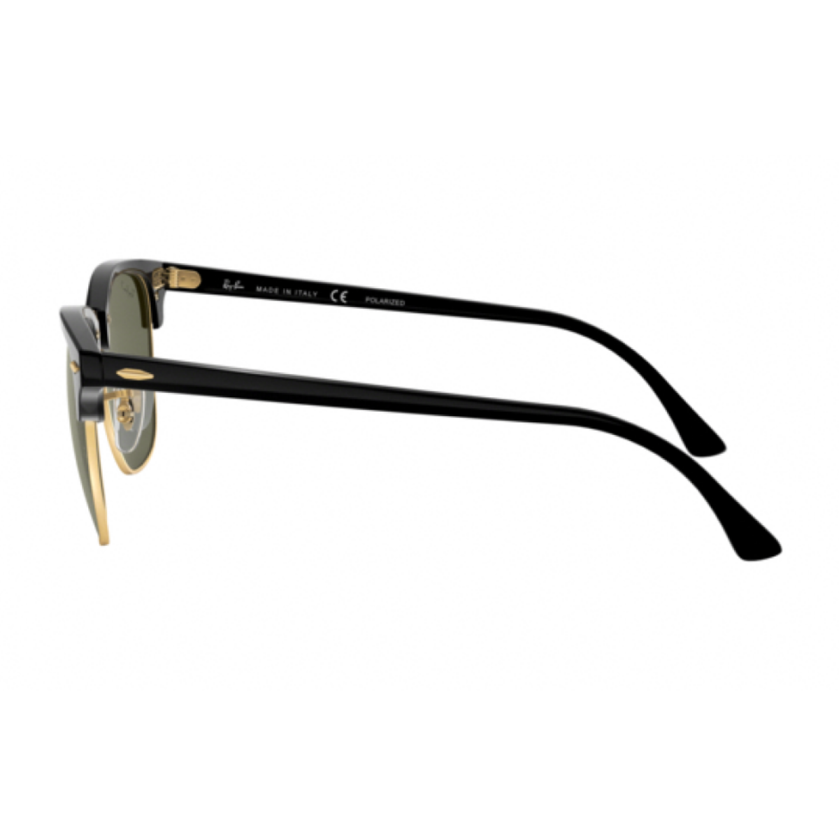 Premium Ray-Ban Clubmaster Black/Gold polarized sunglasses, a favorite choice of rayban eyewear lovers and rayban sunglasses for men & women seeking quality and style, shop today at optorium.