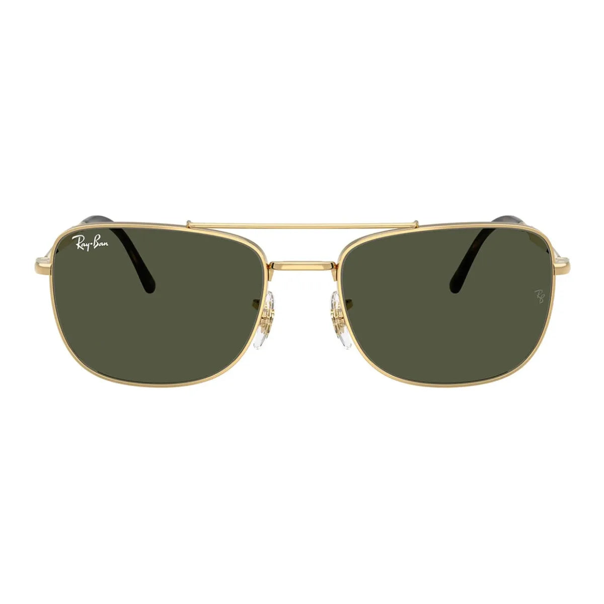 Rayban Sunglass RB 3755 001/31 for men & women, stylish Rayban shades with UV protection in aritra gold, premium Rayban Aviator Bar shape eyewear and trending Rayban brand sunglasses online optorium.