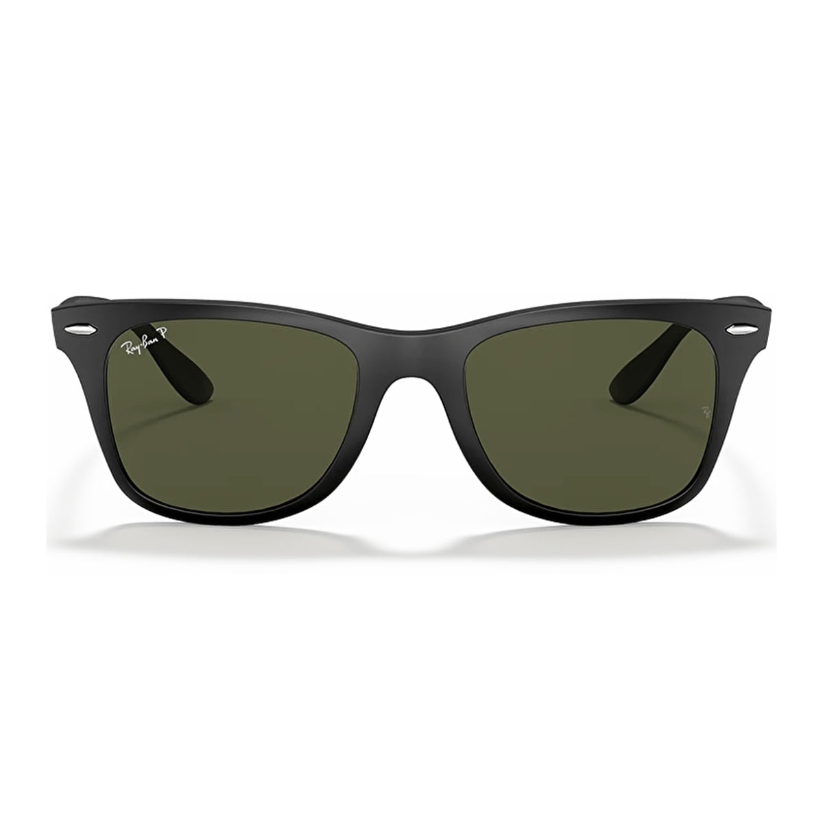 "Ray-Ban black polarized sunglasses RB4195 601S/9A – classic square frame for men with UV400 protection and premium lenses"
