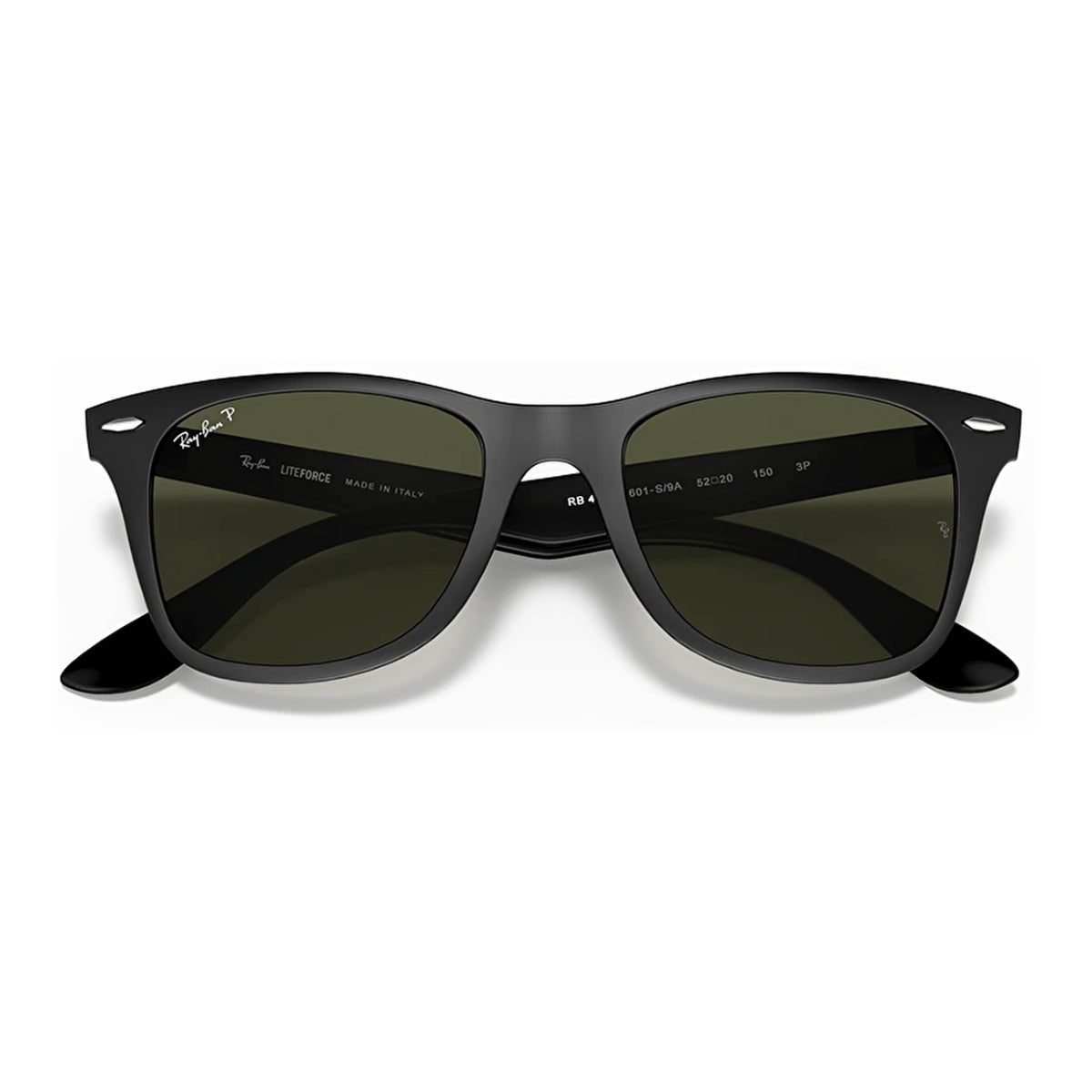 "Classic Ray-Ban square sunglasses RB4195 – durable black frame with polarized lens for men’s fashion and eye protection- optorium"
