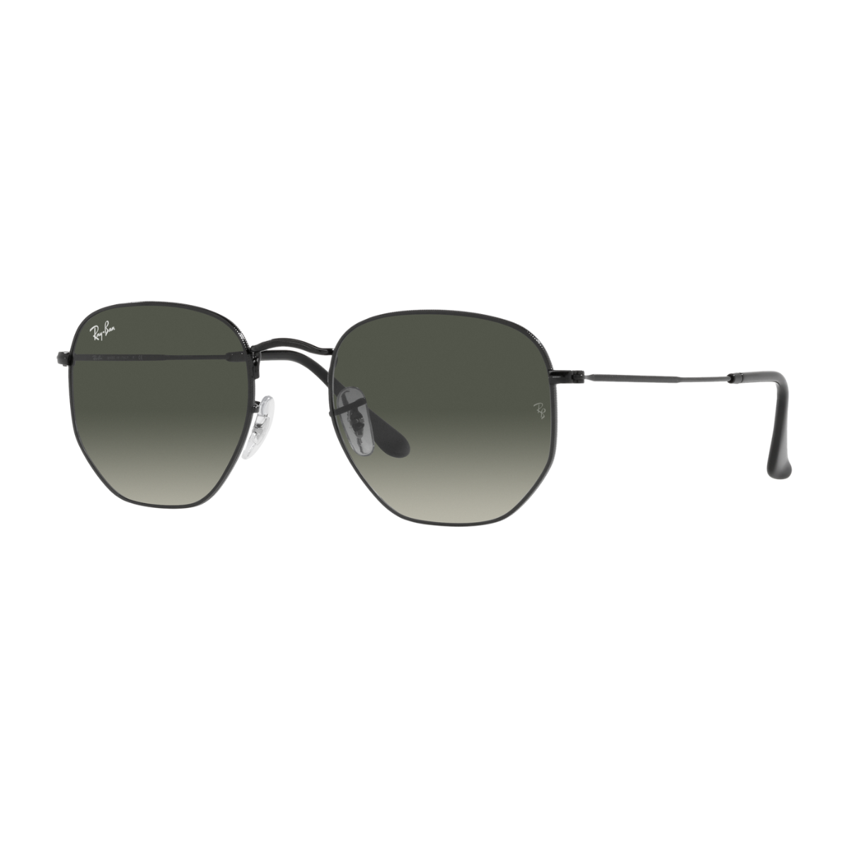 Premium Ray-Ban eyewear featuring hexagonal sunglasses RB3548N 002/71 – best sunglasses for men & women, sleek black gradient flat lens design – only at optorium.