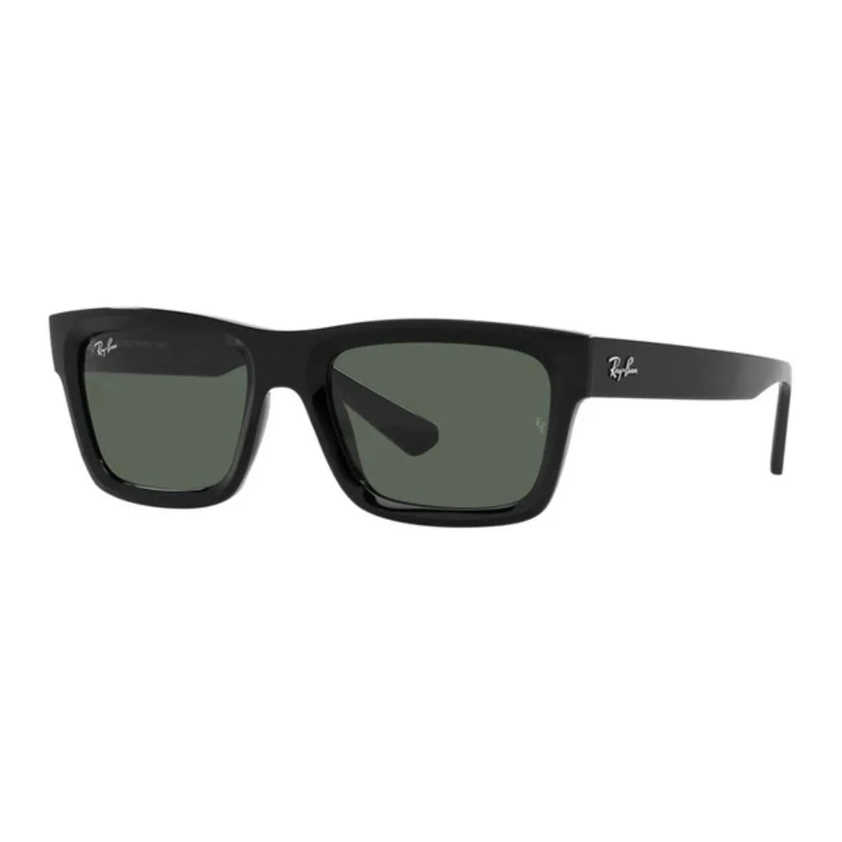 Ray-Ban black square sunglasses model 4396 for men, featuring a sleek acetate frame and UV-protected green lenses for a classic, timeless look available now at optorium.