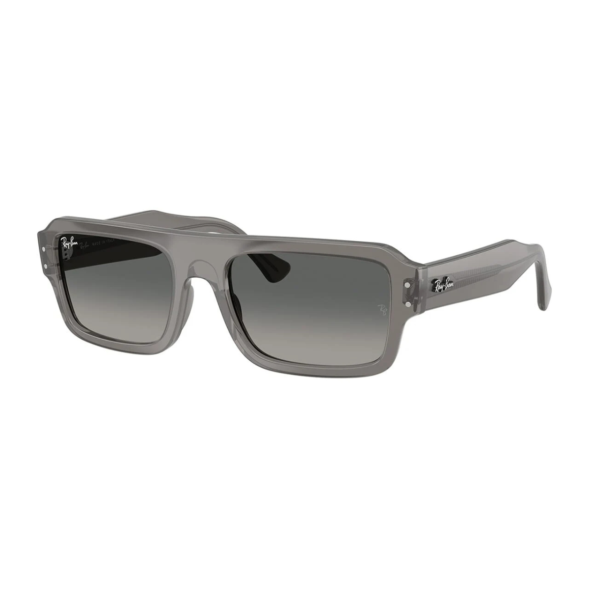 Ray-Ban RB4454 sunglasses offer modern transparent grey frames with gradient grey lenses, perfect for everyday wear. Discover premium Ray-Ban eyewear at optorium.