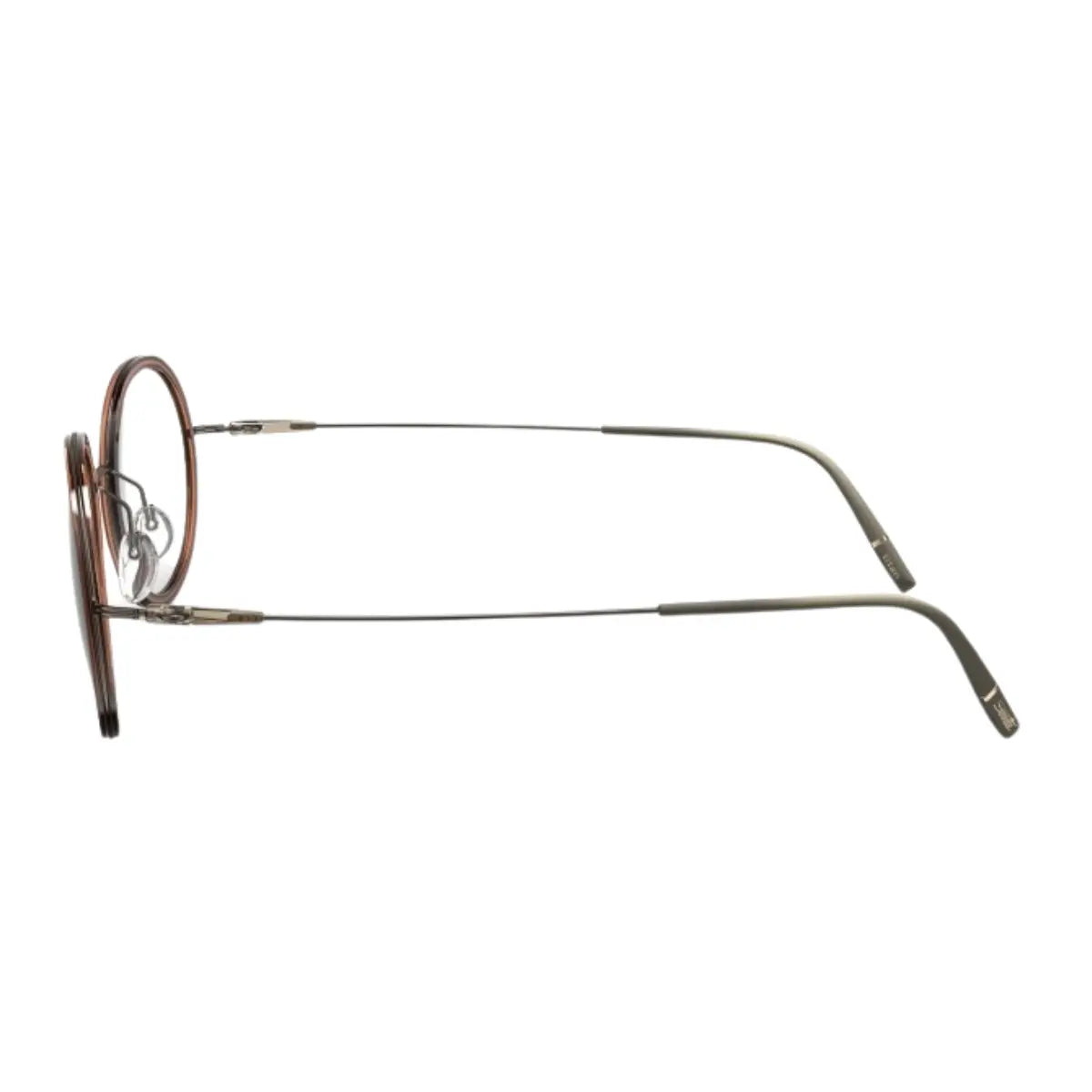 Elegant Silhouette spectacles in round shape featuring ultra-light titanium design, top-rated Silhouette eyewear India choice for prescription glasses and women's sunglasses styling optorium.