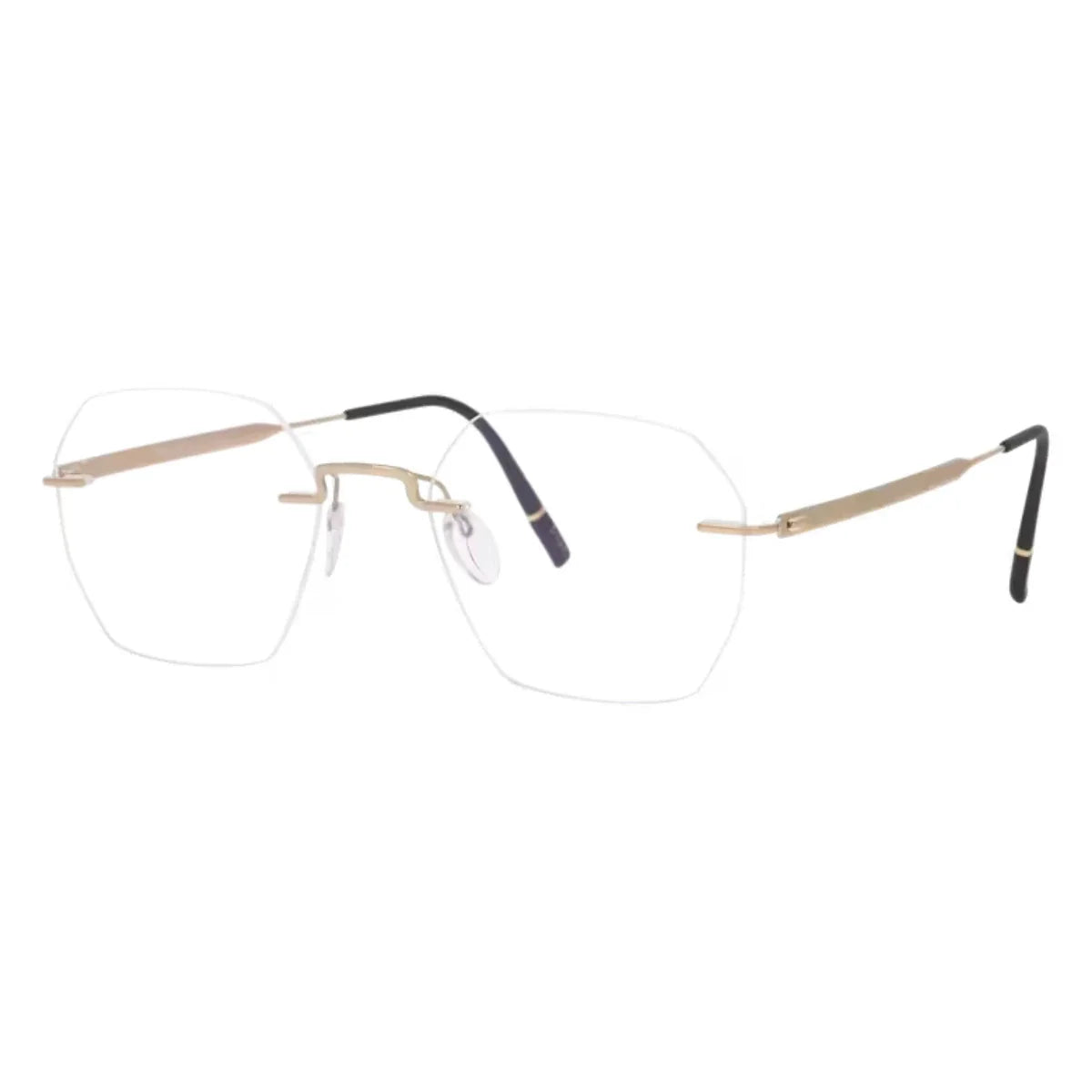 Silhouette Frame 5586 7530 lightweight rimless design with premium silhouette prescription glasses for men. Trending silhouette spectacles and stylish silhouette eye frame for daily wear optorium.
