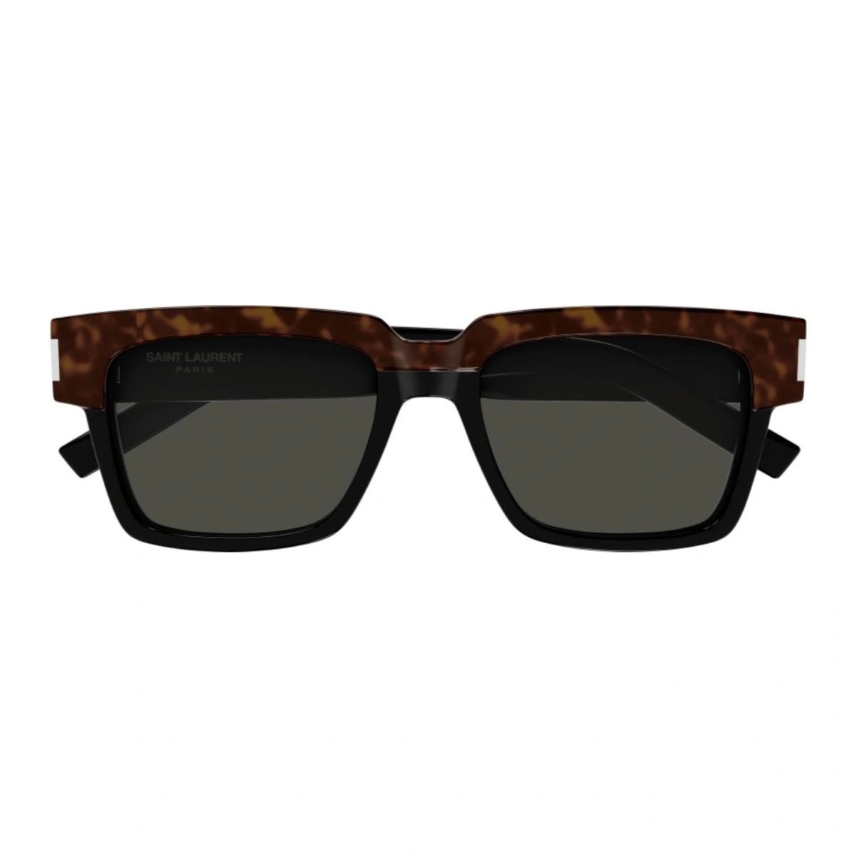 Shop Saint Laurent Sunglass SL 732 VADIM 003 square shape in Havana & Black color, premium YSL sunglasses men love for bold designer style, UV protection and fashion eyewear at optorium