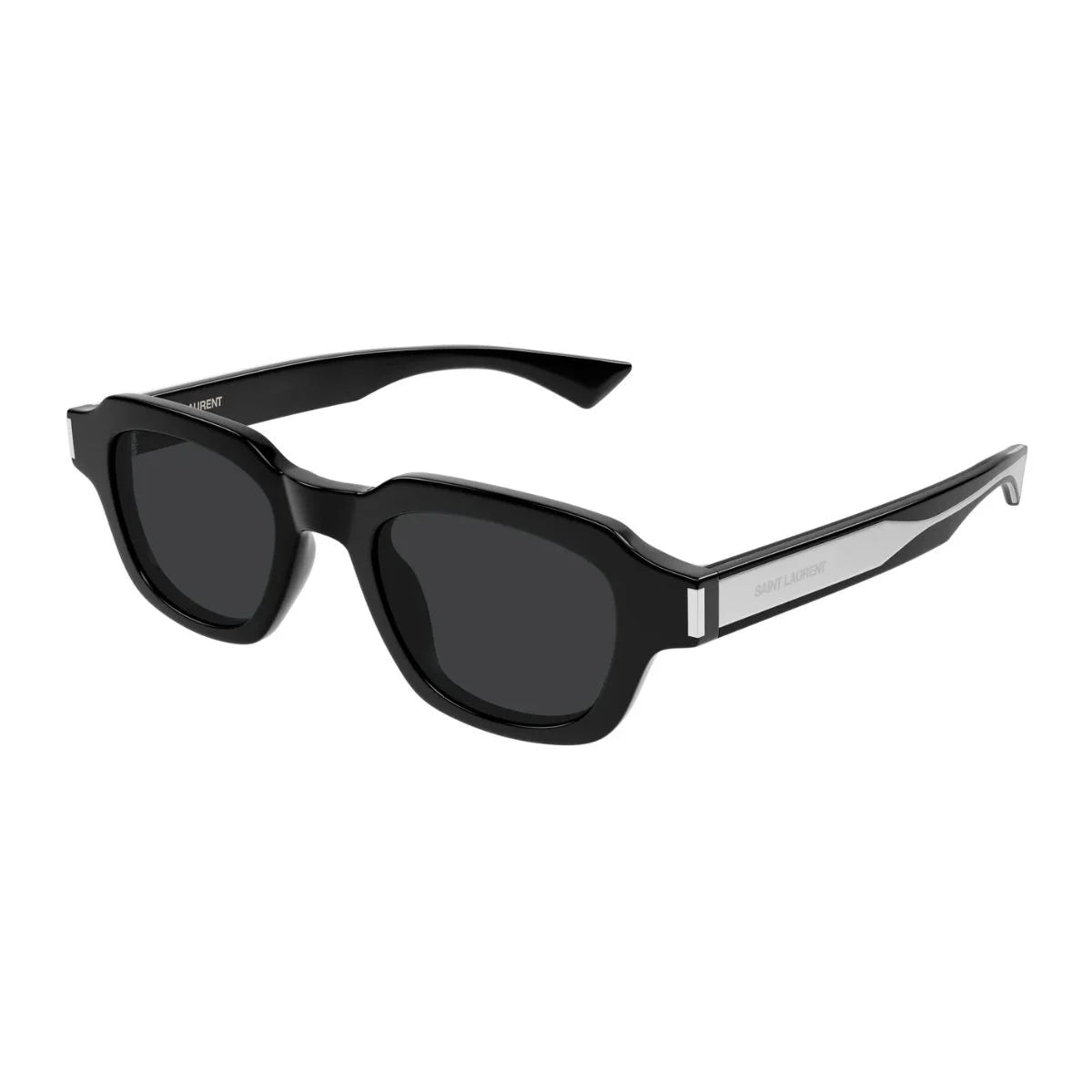 Discover Saint Laurent sunglasses for men & women, YSL SL 791 001 with black color, square shape frame, and UV protection lenses, perfect style at Optorium.