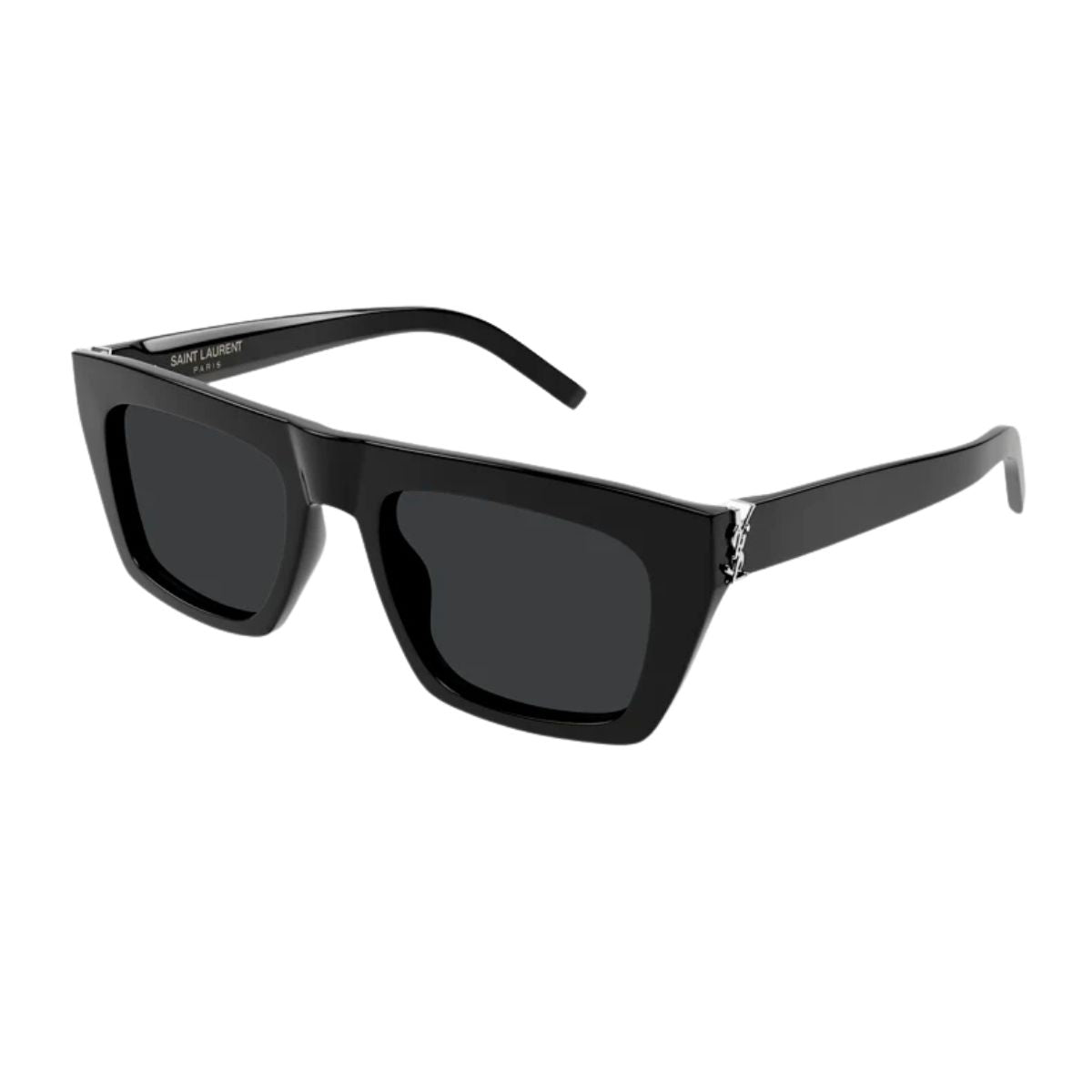 Saint Laurent men’s sunglasses – Premium black square frame with high-quality lenses. Perfect for a sleek, modern look. Shop online at Optorium.