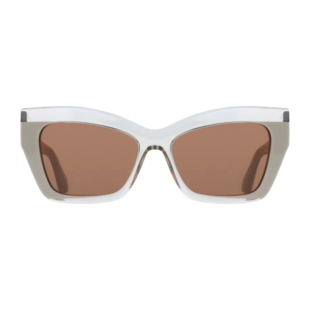 Salvatore Ferragamo White Cat-Eye Sunglasses Salvatore Ferragamo Cat-Eye Sunglasses | ASHRO main image 4