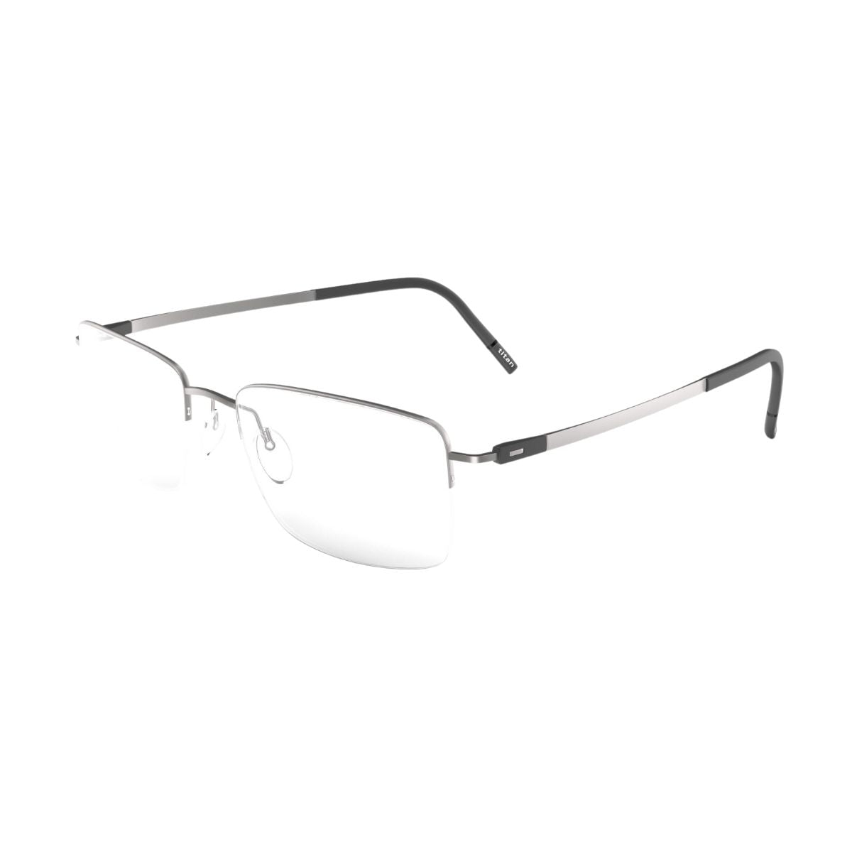 "Lightweight Silhouette 5571 75 6760 half frame available online at Optorium."
