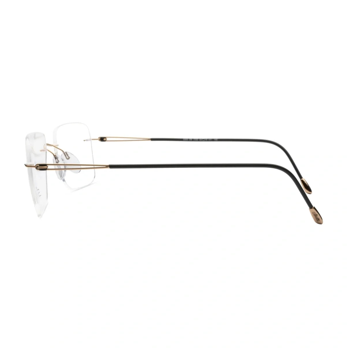 Silhouette rimless square optical frame 5569 DN 7530 online at Optorium