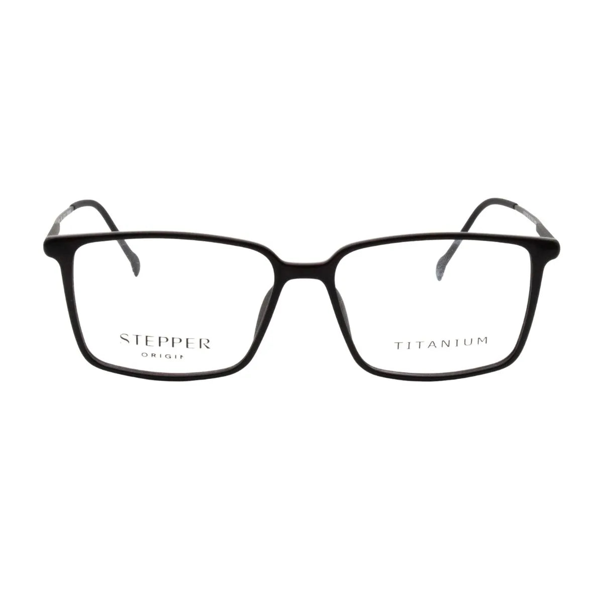 Stepper Frame SI-20149 F920 black color  full rim rectangle eyeglasses for men. Lightweight Stepper eyewear frames offering comfort and durability. Shop Stepper spectacles at Optorium.