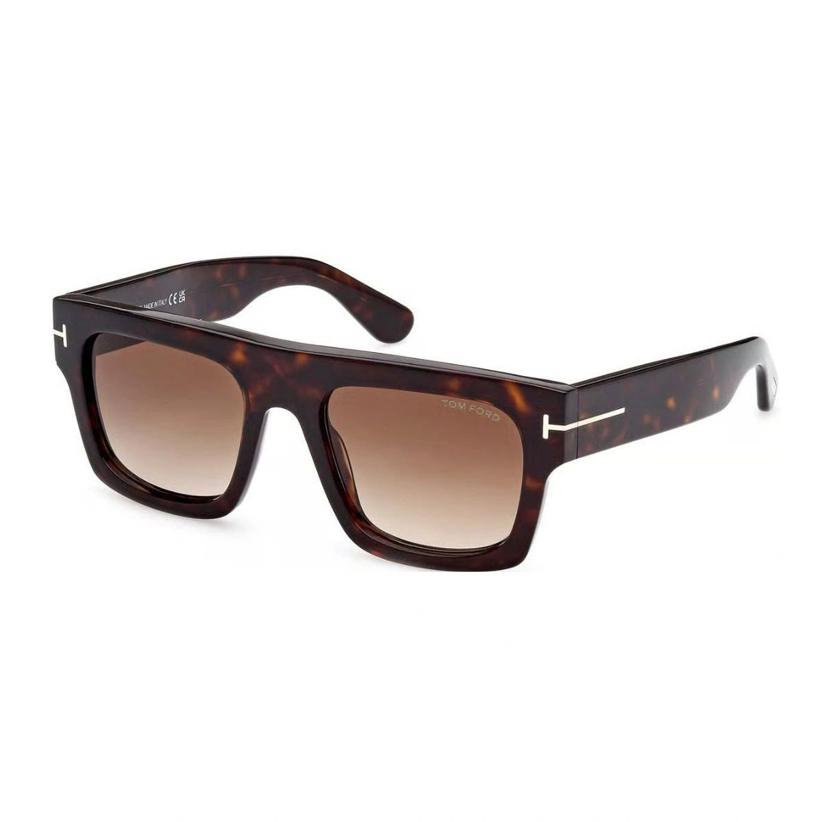 Buy Tom Ford Havana frame gradient brown lens sunglasses