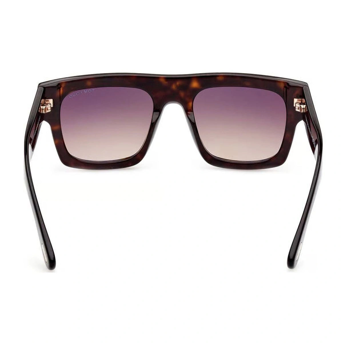 Tom Ford TF711 premium square sunglasses gradient brown lenses