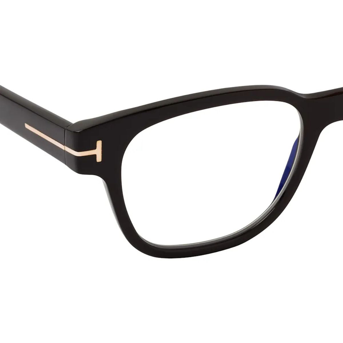 "Tom Ford TF 5977 B 001 black square frame, a stylish choice for men online at Optorium."