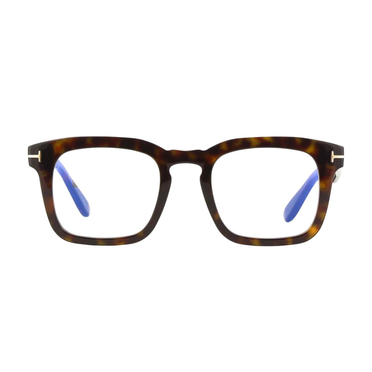 "Tom Ford TF 6025 B square Havana frame, lightweight trendy eyewear online at Optorium."