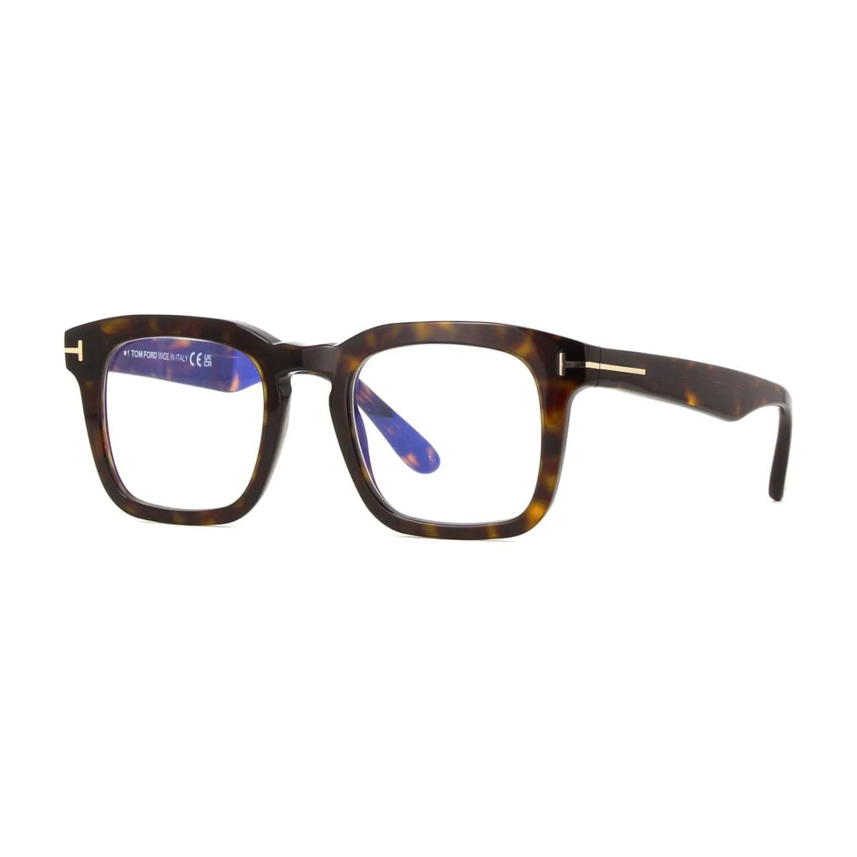 "Stylish Tom Ford TF 6025 B Havana square optical frame for men online at Optorium."